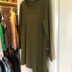Olive green tunic